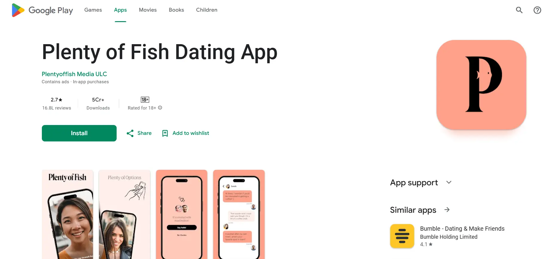 Plenty of Fish
